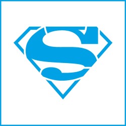 Litoarte Stencil Superman...