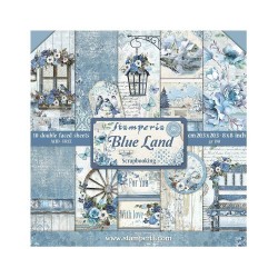 Blue Land 8x8 Inch Paper Pack